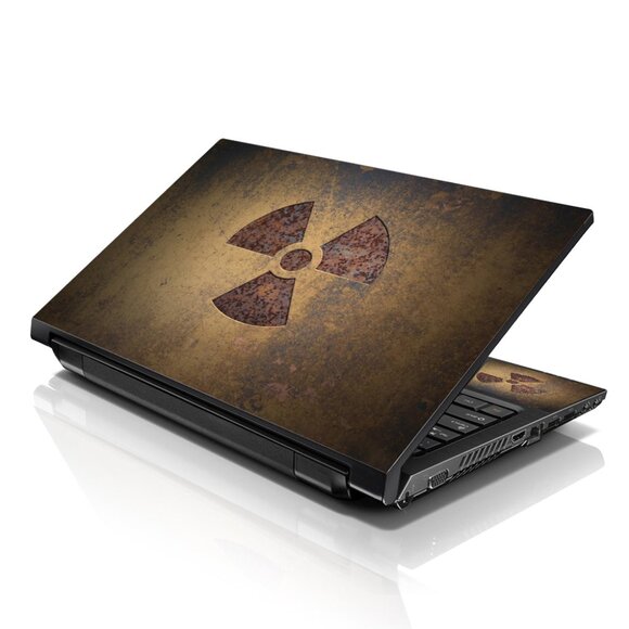 LSS 15.6 & 17.3 Inches Laptop Notebook Skin Sticker Decal - Nuclear Sign - Picture 1 of 2
